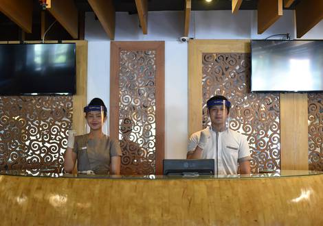 Staff Wearing PPE - The ONE Legian Hotel