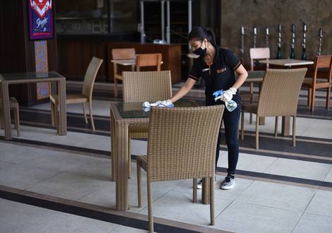 Space Between Tables - The ONE Legian Hotel